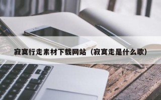 肇州寂寞行走素材下载网站（寂寞走是什么歌）